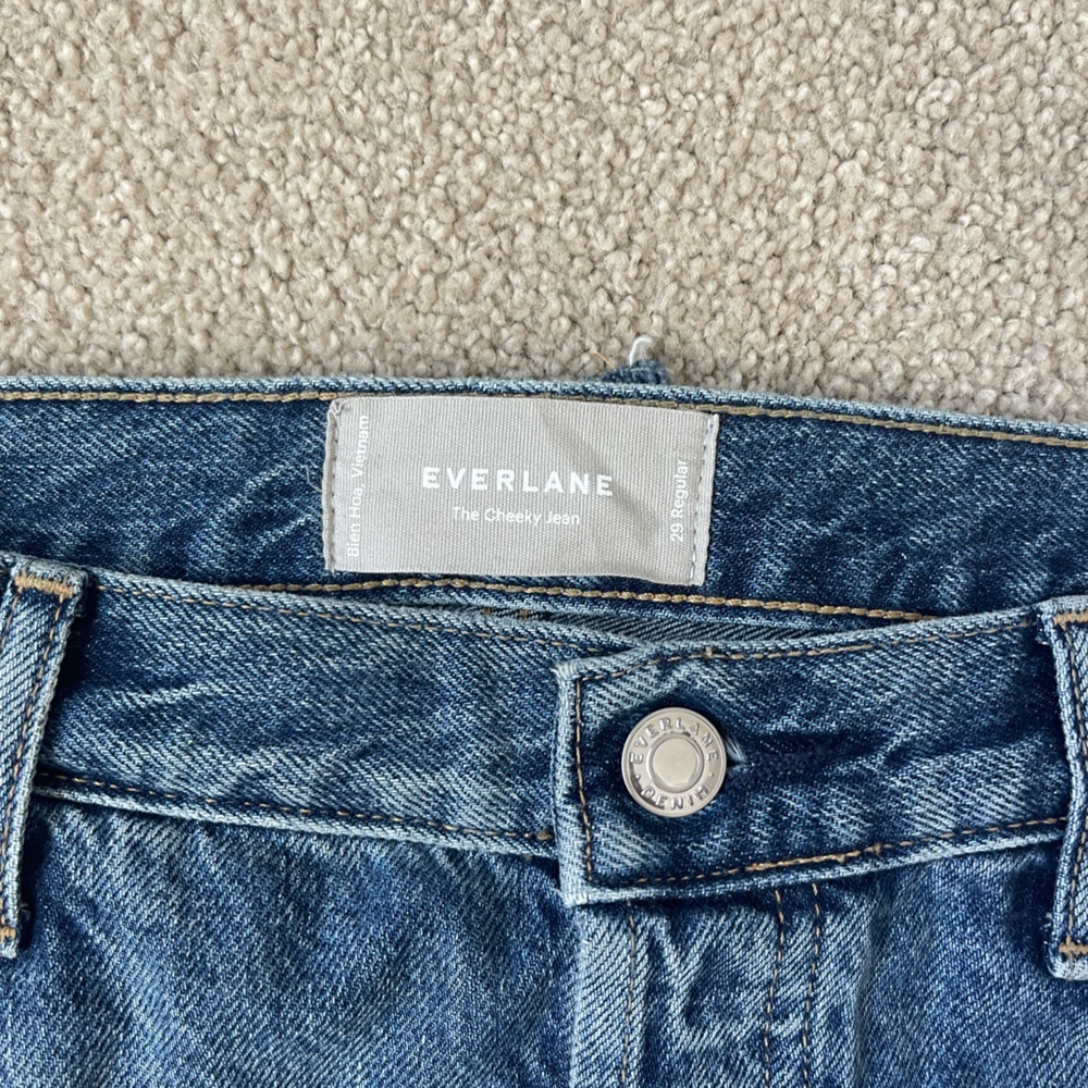 Everlane cheeky jean - distressed - sz 29